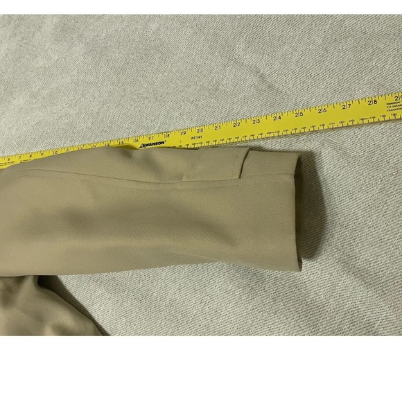 Vintage 70’s Sherpa Collar Tan Retro Coat - Men’s 42L - J.C. Penny Groovy - Picture 10 of 16